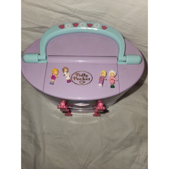 VTG Polly Pocket 1991 Pullout Playhouse Bluebird Toys COMPLETE - Picture 3 of 7